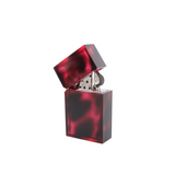 Tsubota Pearl - Hard Edge Lighter - Marble Maroon Pink