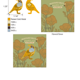 Enamel Pin: California Quail 1.25"