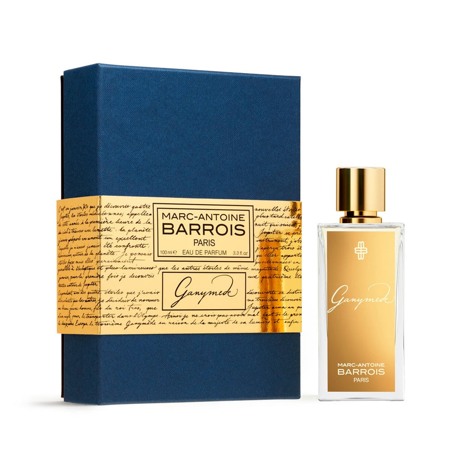 Marc-Antoine Barrois - Ganymede Eau de Parfum 100ml and 30ml spray bottles at The Marie-Marie in Portland, Oregon
