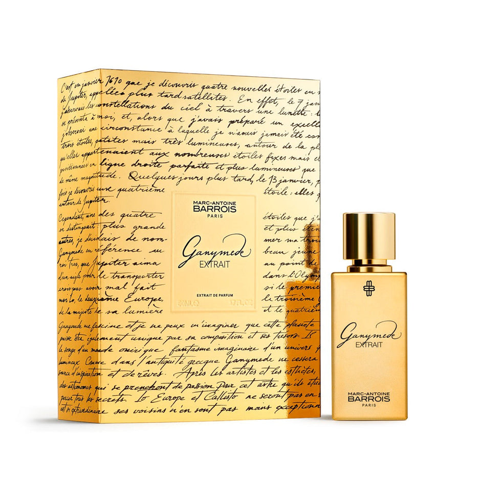 Marc-Antoine Barrois - Ganymede - EXTRAIT Eau de Parfum 100ml and 30ml spray bottles at The Marie-Marie in Portland, Oregon