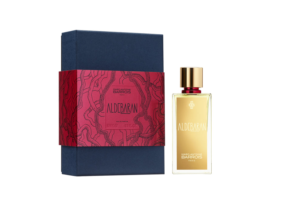 Marc-Antoine Barrois - Aldebaran Eau de Parfum 100ml and 30ml spray bottles at The Marie-Marie in Portland, Oregon