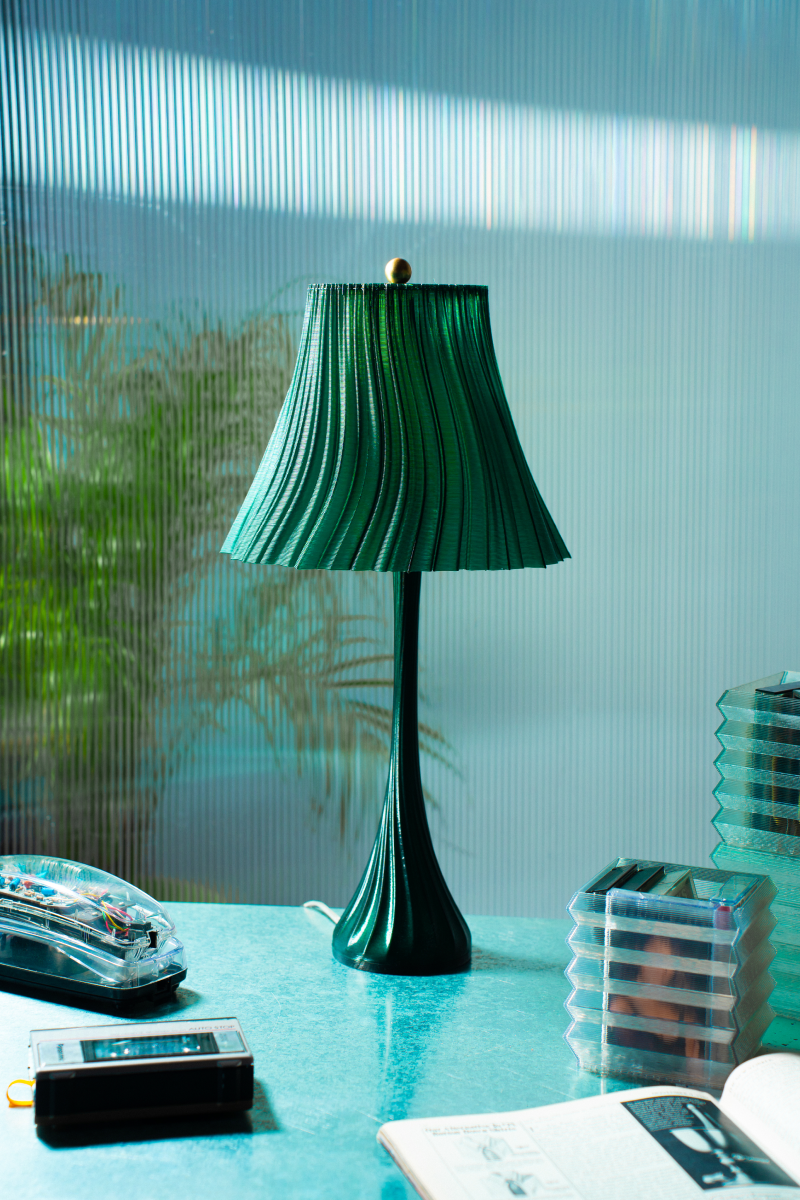 Wooj - Pleat Lamp - Emerald - Space Camp