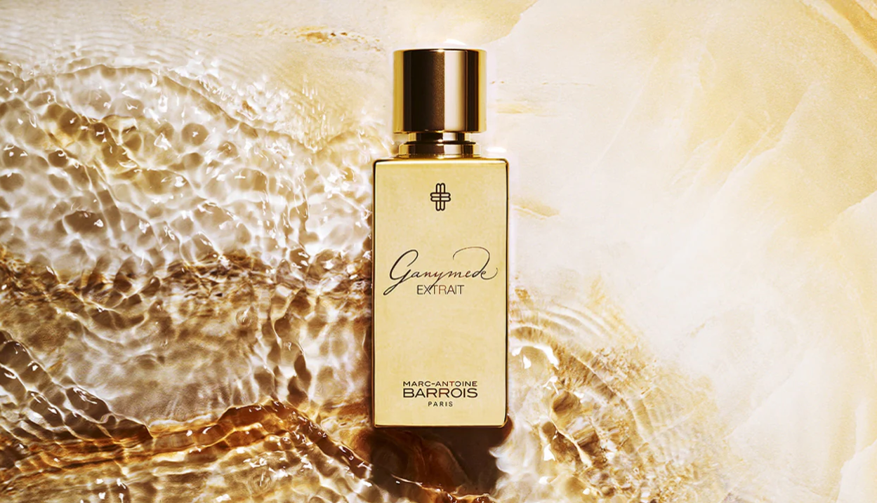 Marc-Antoine Barrois - Ganymede - EXTRAIT Eau de Parfum 100ml and 30ml spray bottles at The Marie-Marie in Portland, Oregon