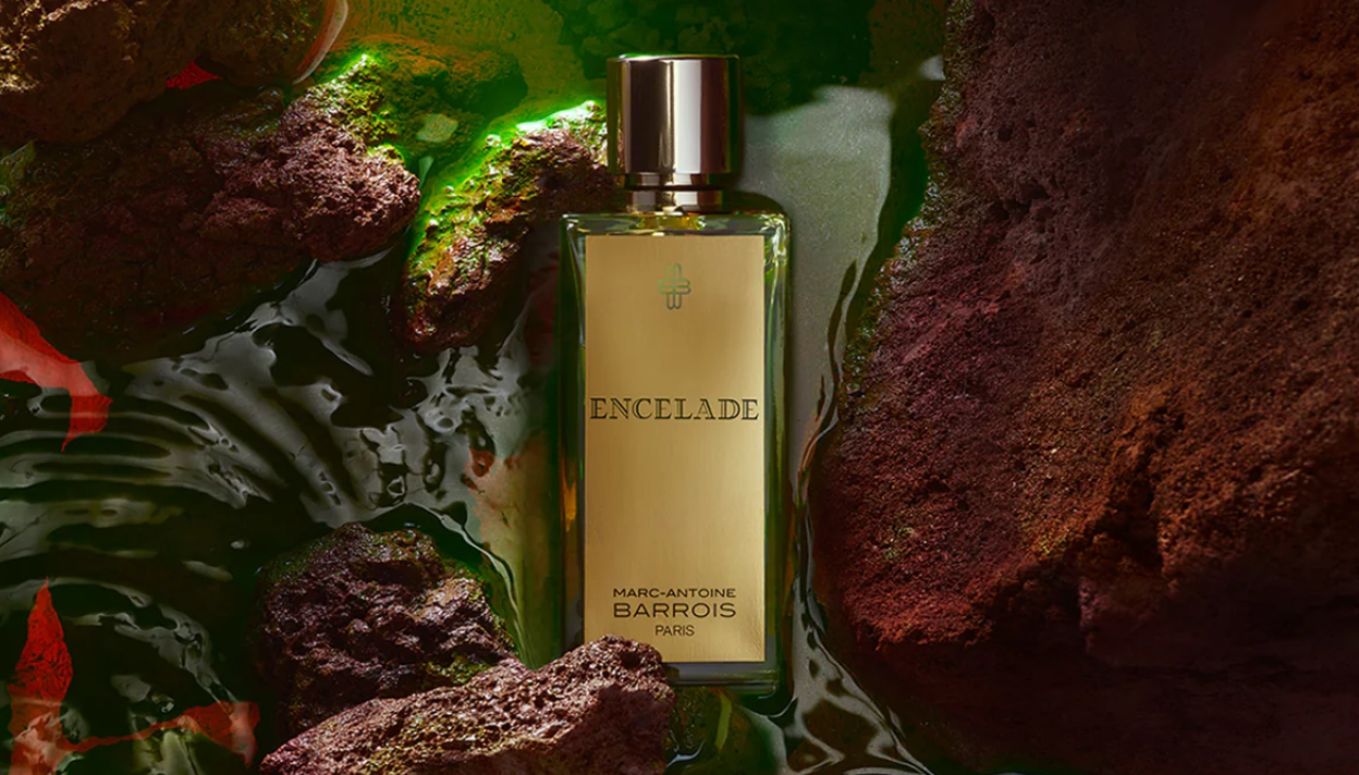 Marc-Antoine Barrois - Encelade Eau de Parfum 100ml and 30ml spray bottles at The Marie-Marie in Portland, Oregon