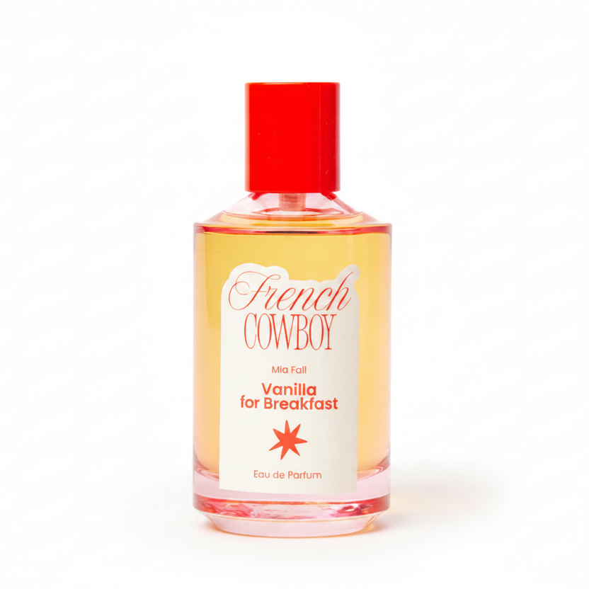 French Cowboy - Vanilla for Breakfast in a 100 ml spray bottle sold at The Marie-Marie in Portland, Oregon