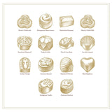 Louis Sherry - 12pc Traditional Truffles - Ming Blue